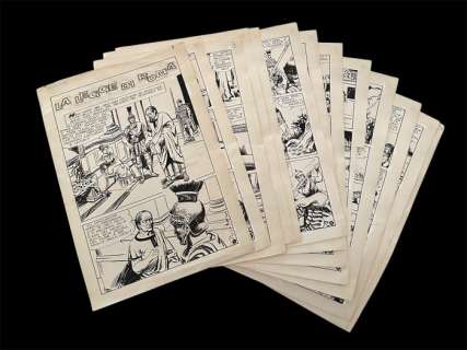 Pescador, Francesco - 15 Original page - La legge di Roma | Catawiki