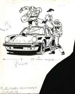 TIBET  - Ric Hochet  - Illustration de l’énigme Microfilm oÃ¹ es tuÂ ? Une énigme[...] | Vermot et Associés