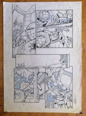 Atilio Rojo - Transformers #12 - More than meet the eye #12 - 1 page d’origine - EO - 2013 | Catawiki