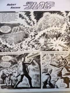 Kearon, Edward - 1 Original page - Archie de man van staal - Archie versus the Sludge - 1970 | Catawiki