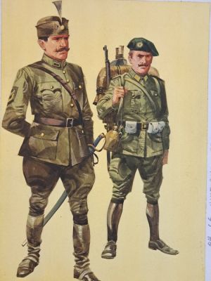 Tacconi, Ferdinando - 1 Original drawing - Soldati dell’Esercito Cecoslovacco 1919 | Catawiki