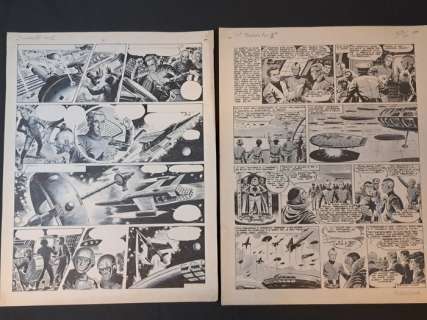 Zeccara, Nevio - 2 Original page - Willie West: Il Mondo dei Meta - 1964 | Catawiki