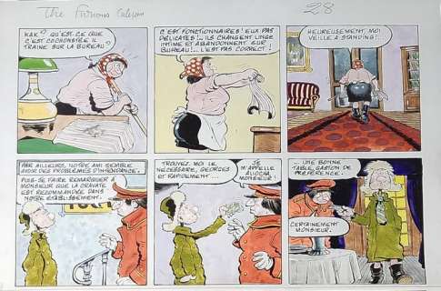 Dimitri - 1 Original colour page - Le Goulag - T17 The furious Caleçon | Catawiki