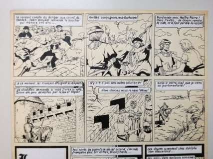 De Moor, Bob - 1 Page originale + album de luxe - De Leeuw van Vlaanderen / Le Lion de Flandre - (p.28) - 1949 | Catawiki