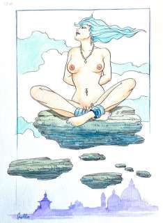 Frollo, Leone - 1 Original drawing - Pin Up | Catawiki