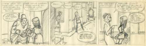 Marten Toonder Studio’s (Jan van Haasteren) - 1 Original preliminary page - Aafje Anders (begin jaren 1970) | Catawiki