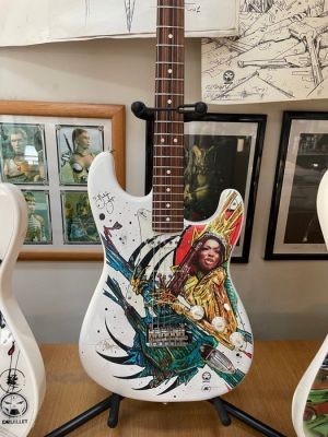 Guitare Malina Moye by Philippe Druillet - Guitare Fender - 2023 | Catawiki