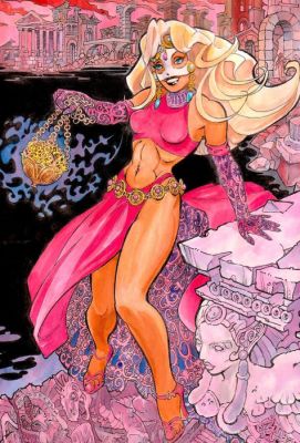 Danard, Jean-Pierre - 1 Original colour drawing - Marlysa - Au bord du lac - 2025 | Catawiki