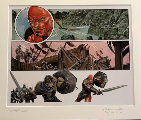 Molenaar, Romano / Vos, Jorg de - 1 Original colour page - Storm - 2/3 pagina De Muiters van Anker - 2011 | Catawiki