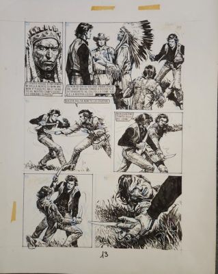 Serpieri, Paolo Eleuteri - 1 Original page - Histoires de l’Ouest | Catawiki