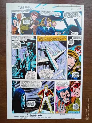 Colorist : Glynis Wein - 1 Original colour page - X-Men, Wolverine - X-Men Vol 1 #120 - 1979 | Catawiki