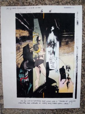 Ashley Wood / Christie Scheele - 1 Original page - color guide Ghost Rider 2099 | Catawiki