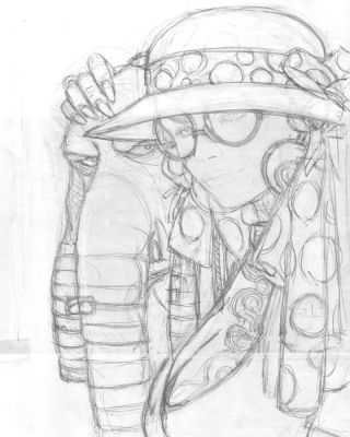 Juan Gimenez Étude préliminaire de couverture - Leo Roa – Hand-Signed – Original Pencil Drawing | Catawiki