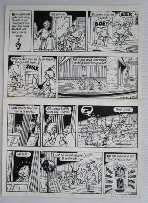 Merho - 1 Original page - Pats - Het spook van de opera - 1976 | Catawiki