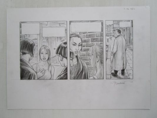 Bosschaert, Jan - 1 Original preliminary page - Jaguar 1 - 2001 | Catawiki