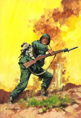 Cortiella, Rafael - 1 Original cover - World War - Soldier: war combat - 1976 | Catawiki