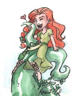 Agnes Garbowska - Poison Ivy Color Commission - Signed - 2013
