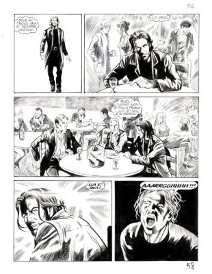 Laurenti, Mauro - 2 Original page - Dampyr #170 - "Zarema!" - 2014 | Catawiki