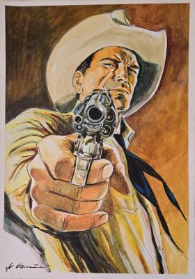 Vannini, Luca - 1 Original drawing - Tex | Catawiki