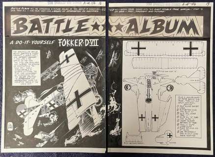 Joe Kubert Two Pages Original Art. | Weiss Auctions