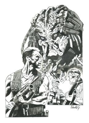 Giovanni Paulli - 1 Encre - Predator - A serial killer from space - 2025 | Catawiki