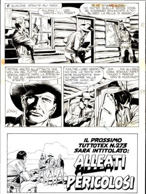 Ticci, Giovanni - 1 Original page - Tex #272 - "il disertore" - 1983 | Catawiki