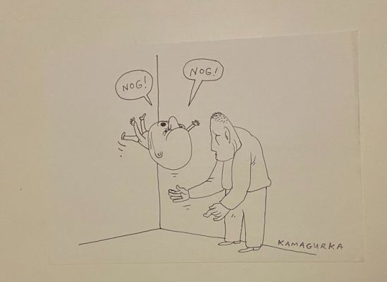 Kamagurka - 1 Original drawing - Going | Catawiki