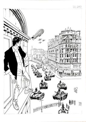 Stano, Angelo - 1 Original cover - Dylan Dog - n. 240 "Ucronia" - 2006 | Catawiki