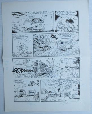 Bosschaert, Jan - 1 Original page - De Geverniste vernepelingskes - Plaat 3 | Catawiki