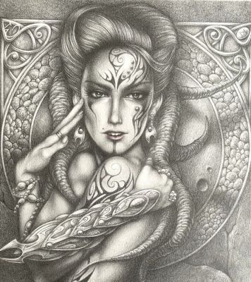 Ihsahnity (Erik Doppenberg) - 1 Original page - "Wrapped around" - 2010 | Catawiki