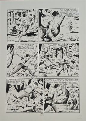 Torricelli, Marco - 1 Original page - Zagor n.345 - Uomini Puma | Catawiki