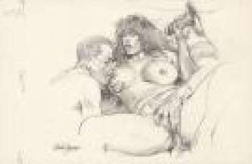 Paolo Serpieri | Illustration originale - Druuna X - Druuna | Daniel Maghen