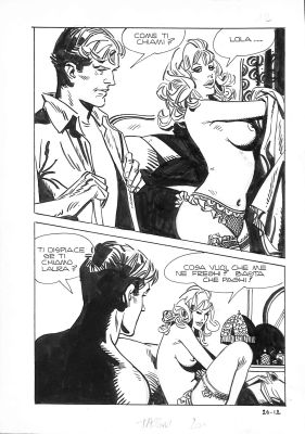 Ferdinando Tacconi – Tavola Originale “Il Grande Gantry / I Notturni” – Pagina 12 (Edifumetto, Anni ’70) | Love Original Art