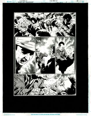 The Bat-Man: Second Knight #2 p.38 - Maxie & Rabbi Cohen Possessed by Fear! | Comic Book Art Gallery