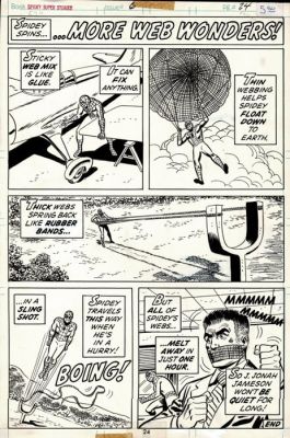 Win Mortimer - 1 Original page - Spidey Super Stories - #6 "More Web Wonders!" - 1974 | Catawiki