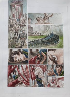 Zuccheri, Laura - 1 Original colour page - Thellus - 2024 | Catawiki