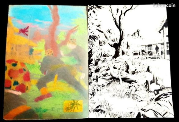 Molinari, Félix - Garry - Gouache originale sur carton signée - 1 Mise en couleur | Catawiki