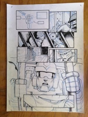 Atilio Rojo - Transformers #2 - DARK CYBERTORN - 1 page d’origine - EO - 2013 | Catawiki