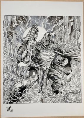 Continue Shopping | DRAX MARVEL SNAP (VINCENZO RICCARDI ORIGINAL ART) | Scott’s Collectables