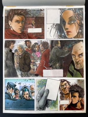 Frezzato, Massimiliano - 1 Original colour page - Margot queen of the Night - 1992 | Catawiki