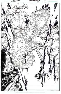 Brad Walker Andrew Hennessy - sinestro #13 p. 14 - parallax splash!