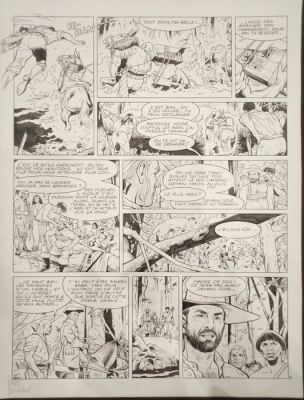 Marc Bourgne - 1 Pencil drawing - Barbe Rouge | Catawiki