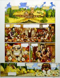 LEDROIT Olivier  - Chroniques de la lune noire  - Planche de l‘album La marque des[...]