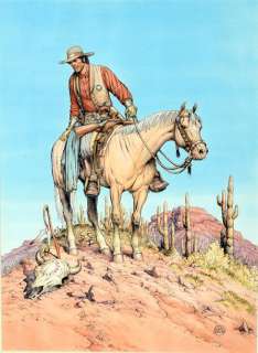 Blanc-Dumont, Michel (1948) | BLANC-DUMONT, Michel JEUNESSE DE BLUEBERRY. Encre de Chine et encres de | Coutau Bégarie