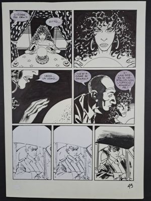 Saudelli, Franco - 1 Original page - Dylan Dog - Ucronia | Catawiki