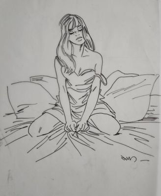 Jim - 1 Original preliminary drawing - Une Nuit à Rome | Catawiki