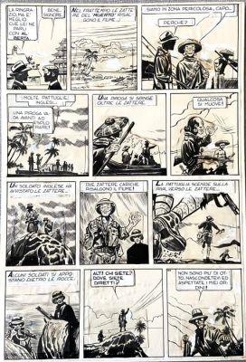 Pratt, Hugo - 1 Original page - Junglemen | Catawiki