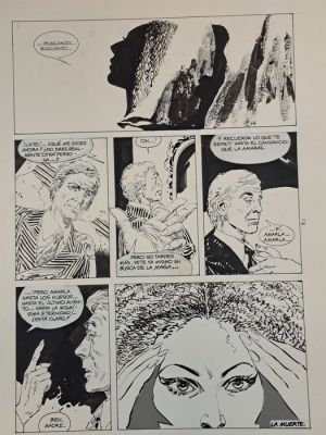 Trigo, Gustavo - 1 Original page - La Muerte | Catawiki