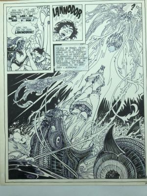 Makyo, Pierre - 1 Original page - Le Roi Rodonnal, planche 45 - 1984