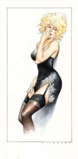 Sicomoro Bruno Brunetti Dit (Né En 1952) - Pin-Up